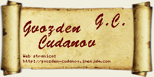 Gvozden Čudanov vizit kartica